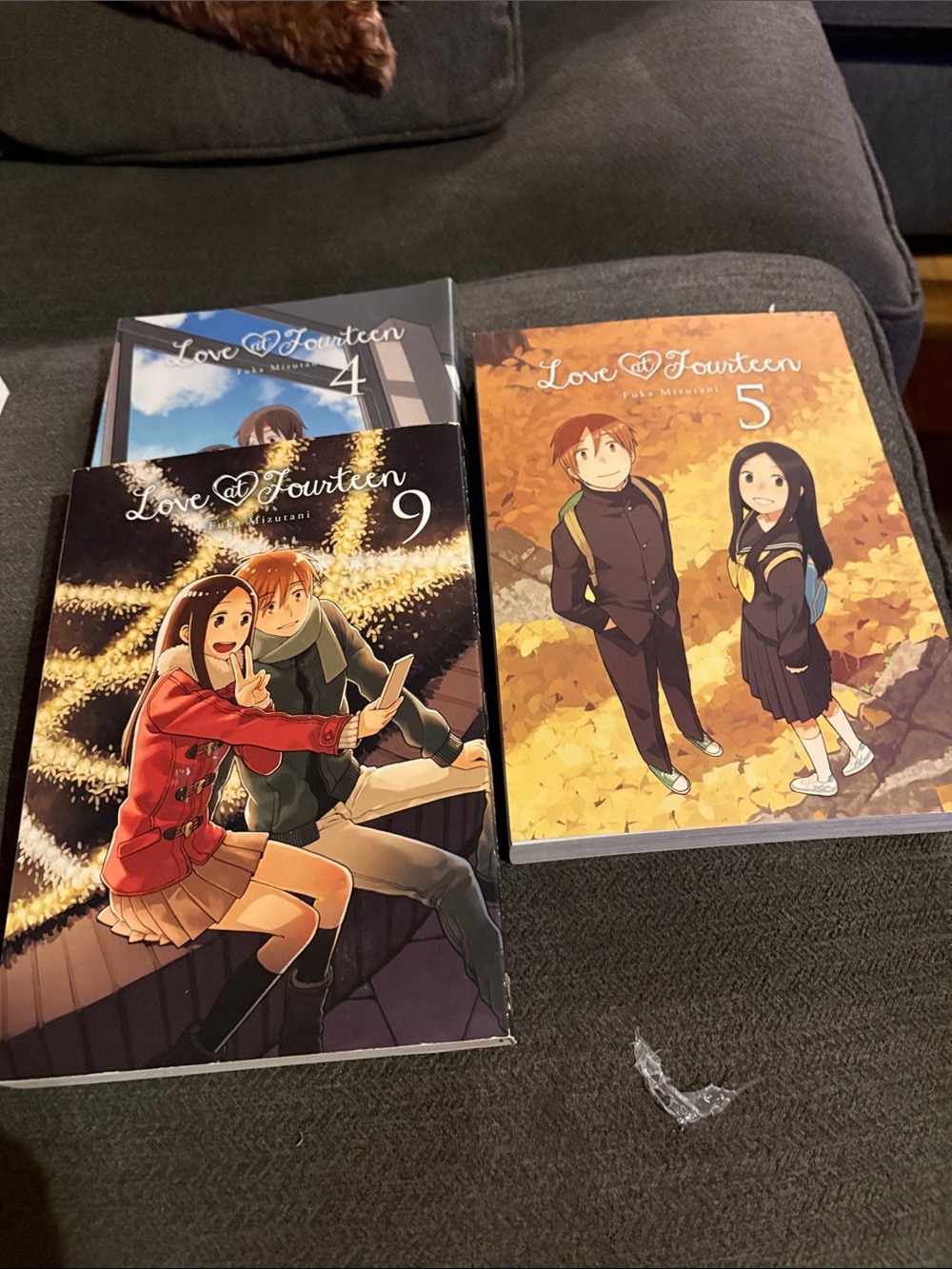 3 Anime Books Love at Fourteen vol 4 5 & 9